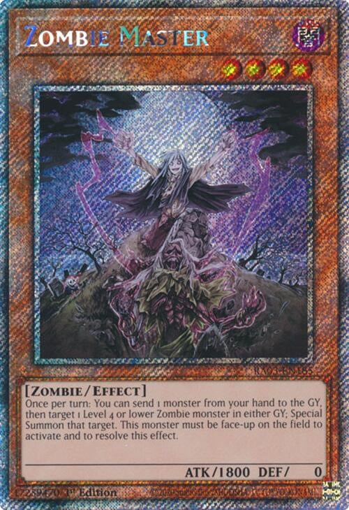 Zombie Master  (RA03-EN185)  Platinum Secret Rare