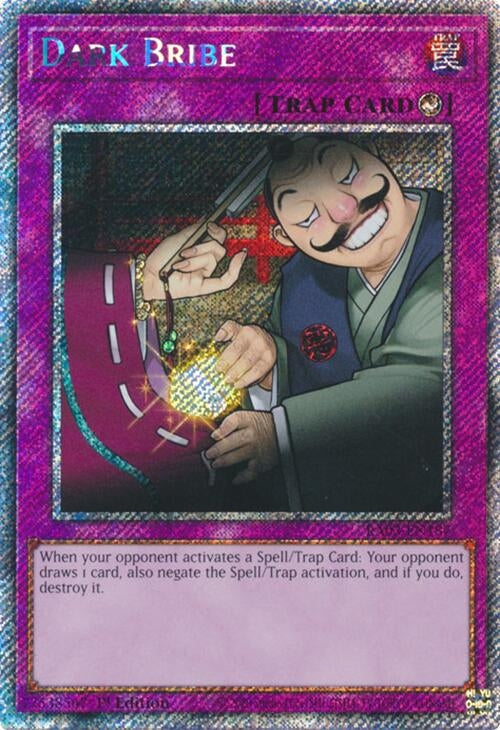 Dark Bribe  (RA03-EN187)  Platinum Secret Rare