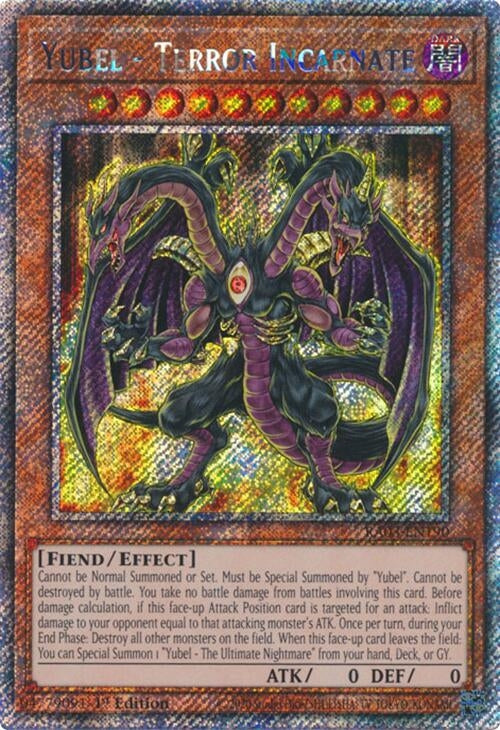 Yubel - Terror Incarnate  (RA03-EN190)  Platinum Secret Rare