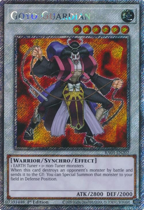 Goyo Guardian  (RA03-EN202)  Platinum Secret Rare