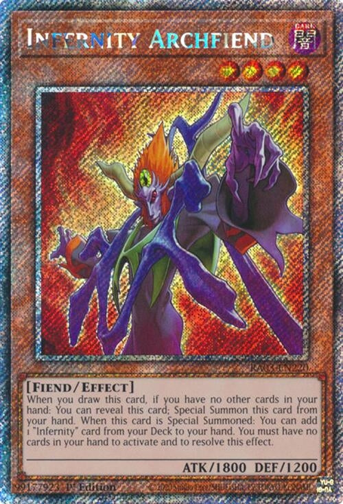 Infernity Archfiend  (RA03-EN220)  Platinum Secret Rare