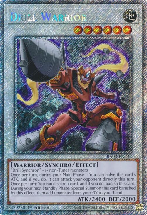Drill Warrior  (RA03-EN232)  Platinum Secret Rare