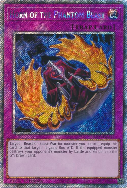 Horn of the Phantom Beast  (RA03-EN241)  Platinum Secret Rare