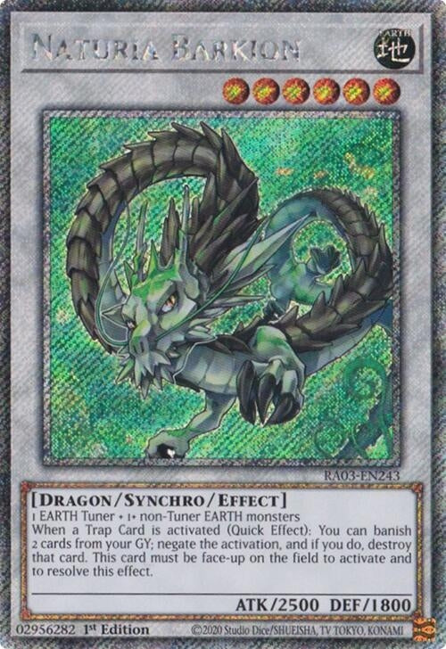 Naturia Barkion  (RA03-EN243)  Platinum Secret Rare