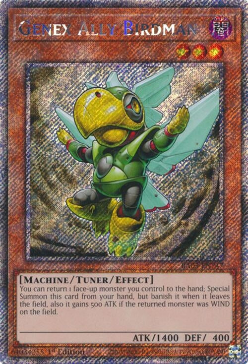 Genex Ally Birdman  (RA03-EN247)  Platinum Secret Rare