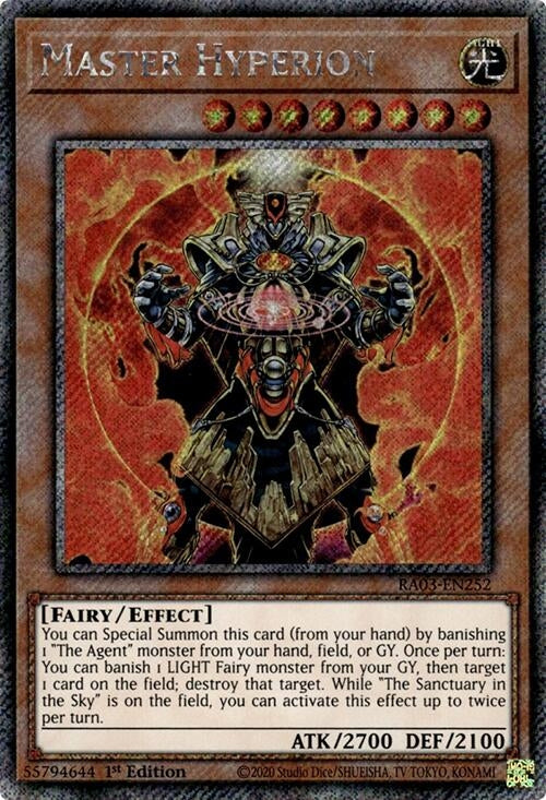 Master Hyperion  (RA03-EN252)  Platinum Secret Rare
