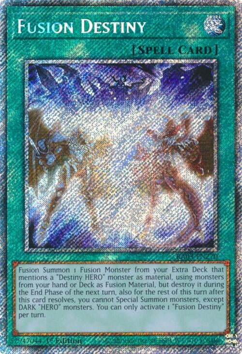 Fusion Destiny  (RA03-EN270)  Platinum Secret Rare