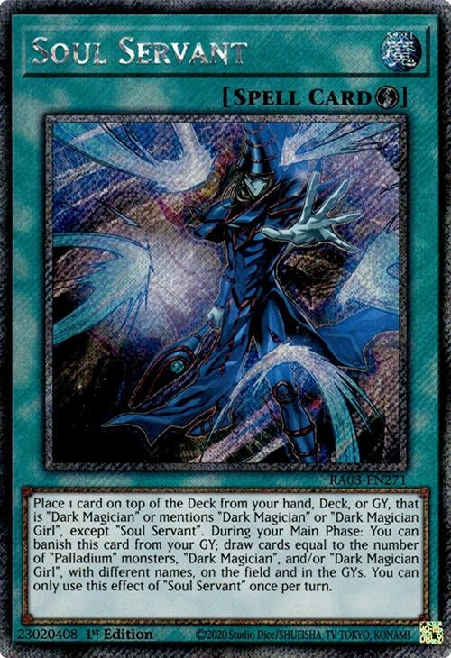 Soul Servant(RA03-EN271) Platinum Secret Rare