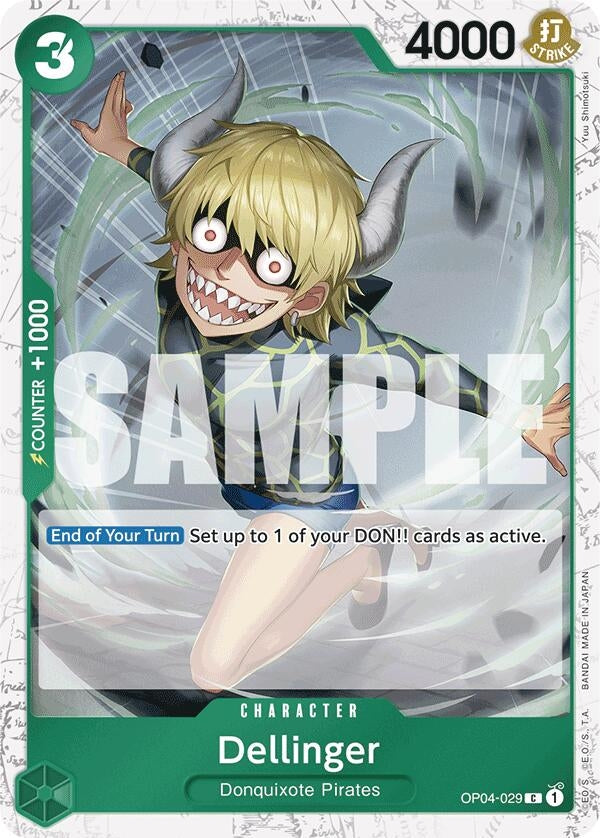 (OP04-029) Dellinger (Jolly Roger Foil) - Common