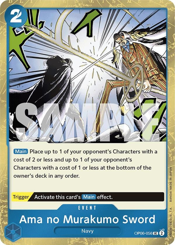 (OP06-056) Ama no Murakumo Sword (Jolly Roger Foil) - Uncommon