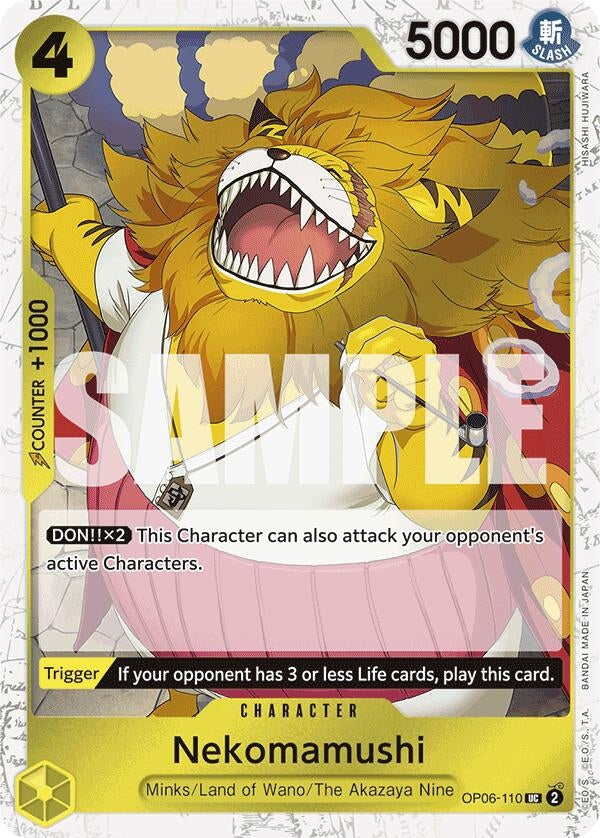 (OP06-110) Nekomamushi (Jolly Roger Foil) - Uncommon