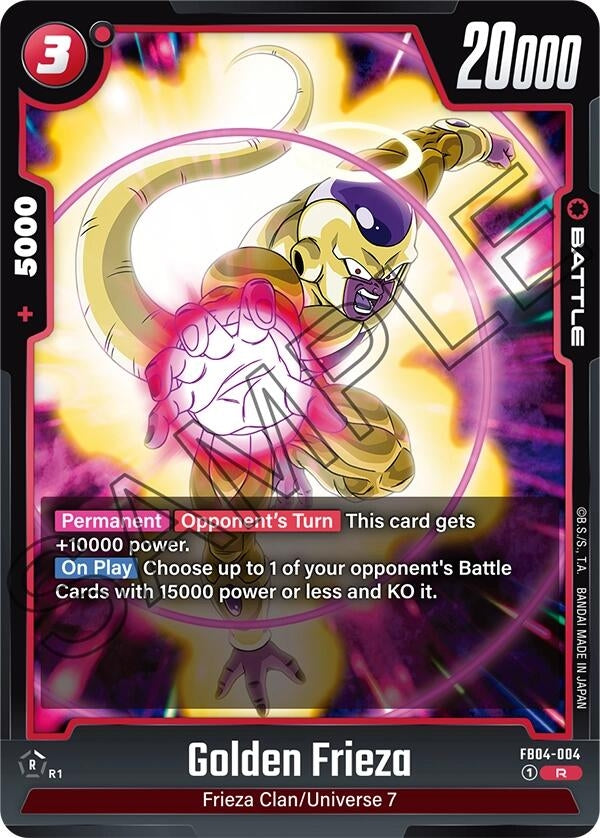 (FB04-004) Golden Frieza - Rare