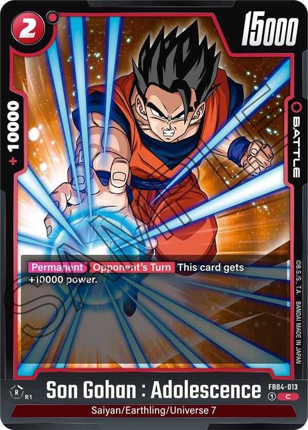 (FB04-013) Son Gohan : Adolescence - Common