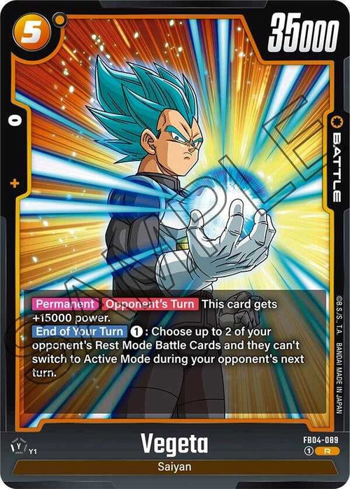 (FB04-089) Vegeta - Rare