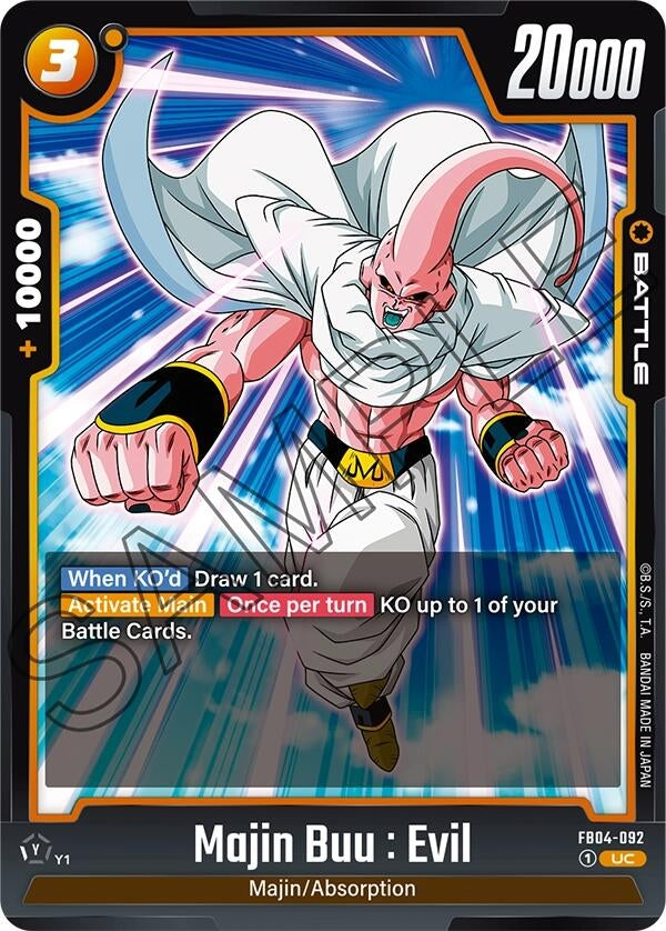 (FB04-092) Majin Buu : Evil - Uncommon