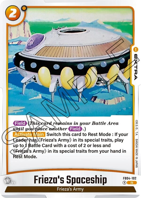 (FB04-102) Frieza's Spaceship - Rare