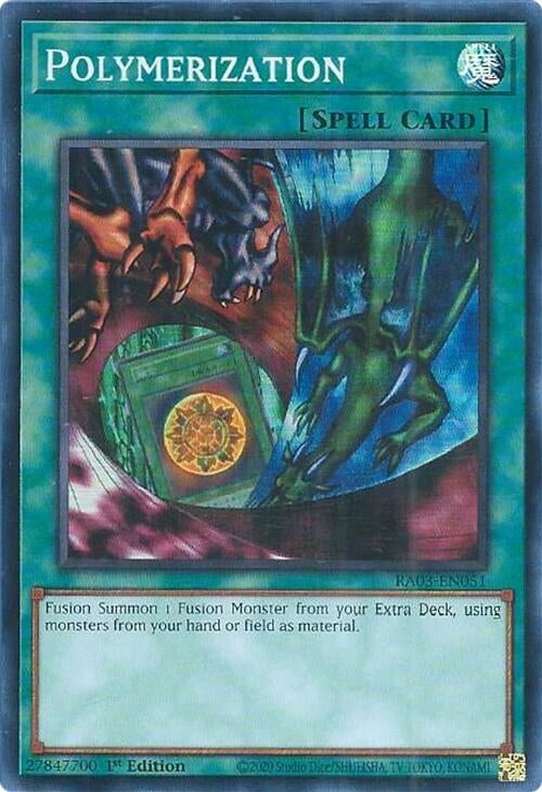 Polymerization (A) (Alternate Art) (RA03-EN051)  Super Rare