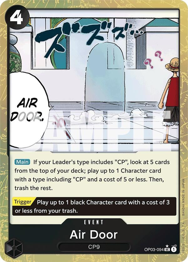 (OP03-094) Air Door (Textured Foil) - Uncommon