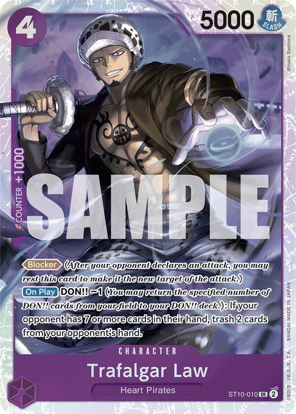 (ST10-010) Trafalgar Law - Super Rare
