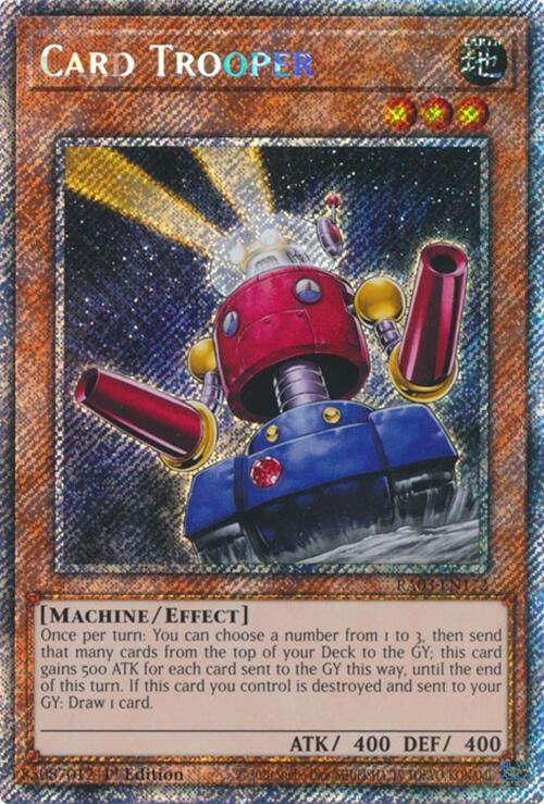 Card Trooper  (RA03-EN172)  Platinum Secret Rare