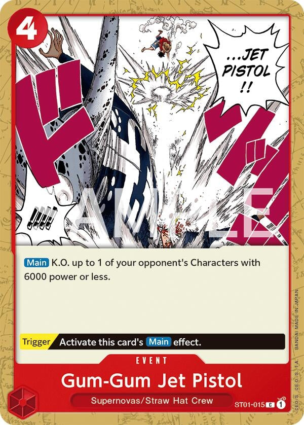 (ST01-015) Gum-Gum Jet Pistol - Common