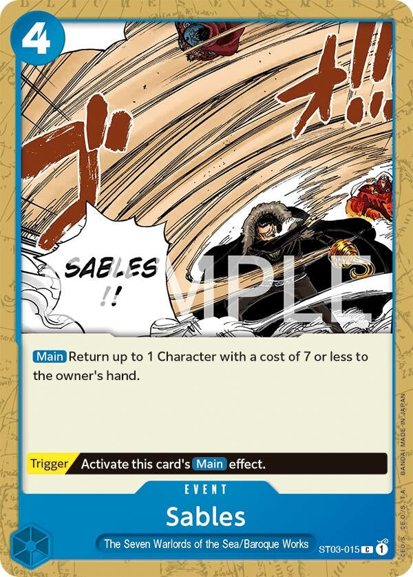 (ST03-015) Sables (Super Pre-Release Edition) - Common