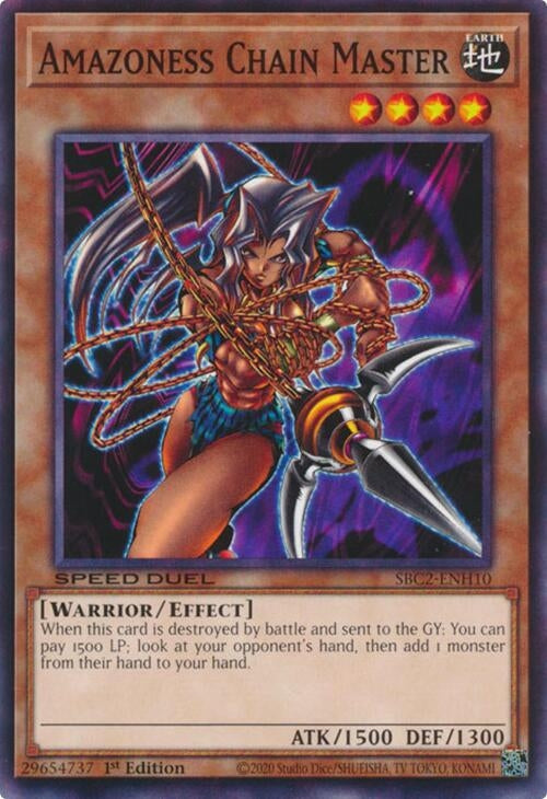 Amazoness Chain Master (SBC2-ENH10)  Common
