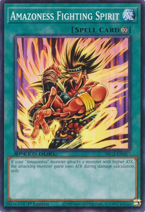 Amazoness Fighting Spirit (SBC2-ENH17)  Common