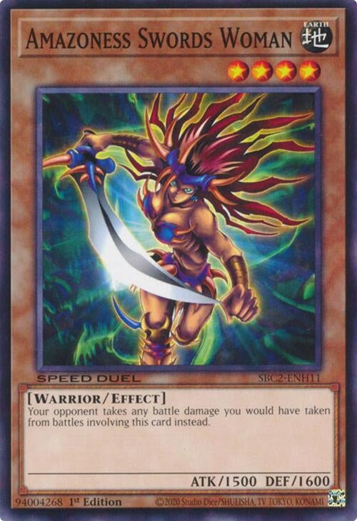 Amazoness Swords Woman (SBC2-ENH11)  Common