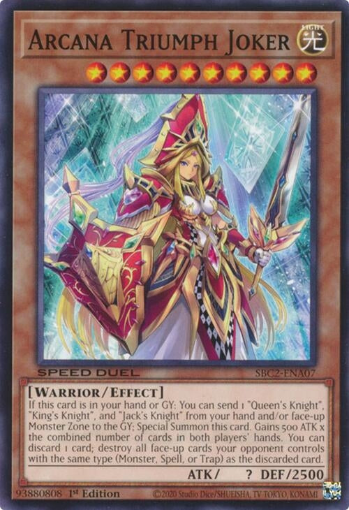 Arcana Triumph Joker (SBC2-ENA07)  Common