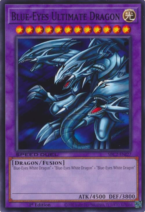 Blue-Eyes Ultimate Dragon (SBC2-ENI27)  Common