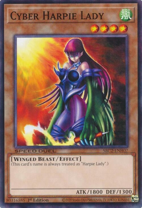 Cyber Harpie Lady (SBC2-ENH07)  Common