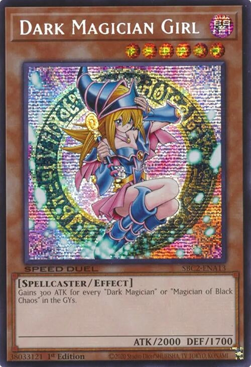 Dark Magician Girl (PSR) (SBC2-ENA13)  Prismatic Secret Rare