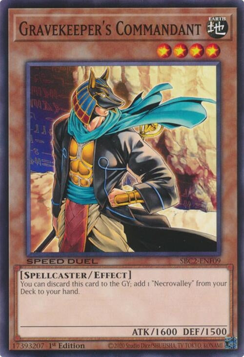 Gravekeeper's Commandant (SBC2-ENF09)  Common