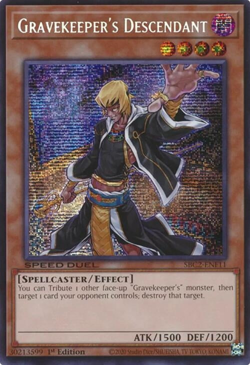Gravekeeper's Descendant (PSR) (SBC2-ENF11)  Prismatic Secret Rare