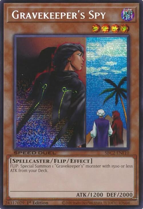 Gravekeeper's Spy (PSR) (SBC2-ENF10)  Prismatic Secret Rare