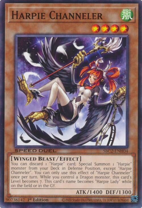 Harpie Channeler (SBC2-ENH04)  Common