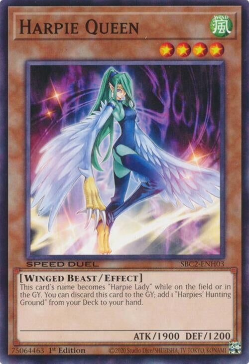 Harpie Queen (SBC2-ENH03)  Common