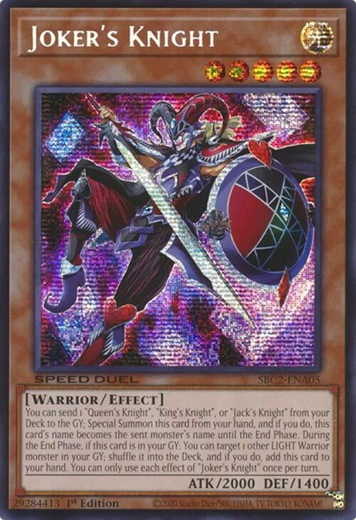 Joker's Knight (PSR) (SBC2-ENA05)  Prismatic Secret Rare