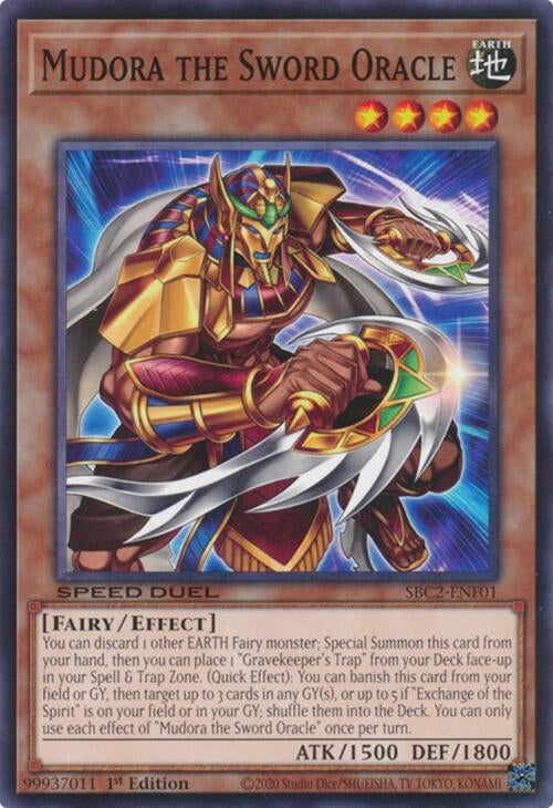 Mudora the Sword Oracle (SBC2-ENF01)  Common