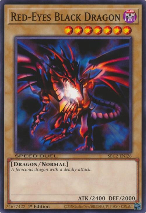 Red-Eyes Black Dragon (SBC2-ENI26)  Common