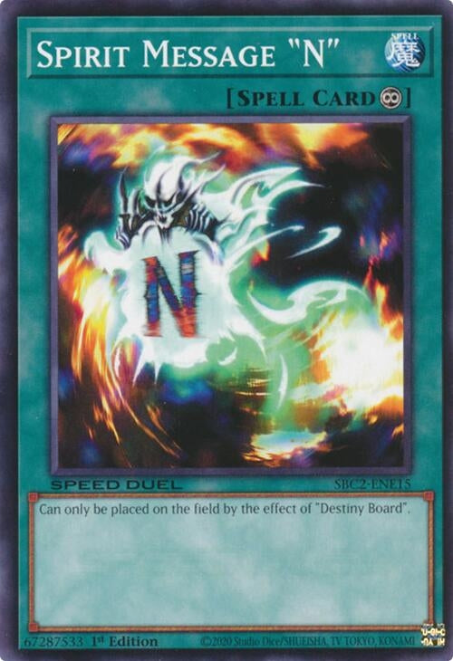 Spirit Message "N" (SBC2-ENE15)  Common