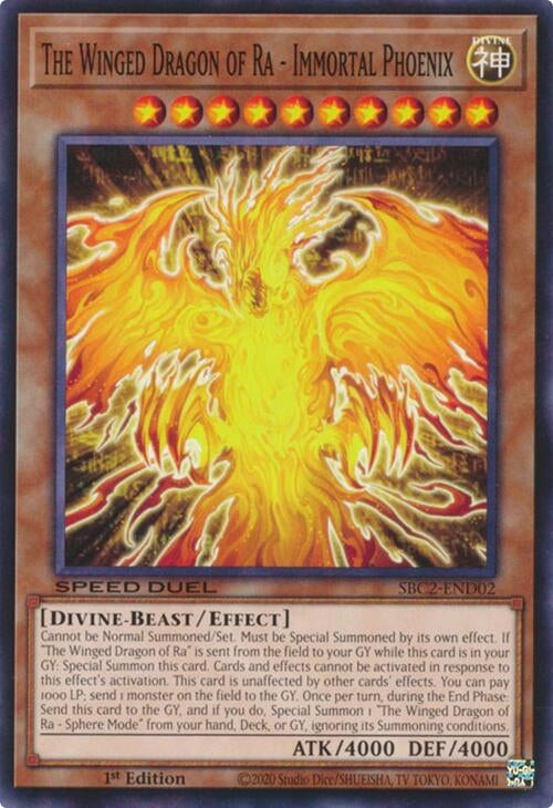 The Winged Dragon of Ra - Immortal Phoenix (SBC2-END02)  Common
