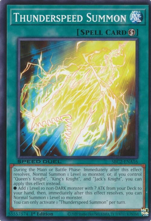 Thunderspeed Summon (SBC2-ENA16)  Common