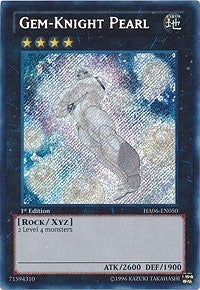 Gem-Knight Pearl (HA06-EN050)  Secret Rare