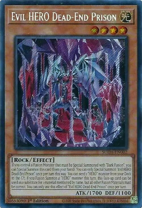 Evil HERO Dead-End Prison (SUDA-EN002)  Secret Rare