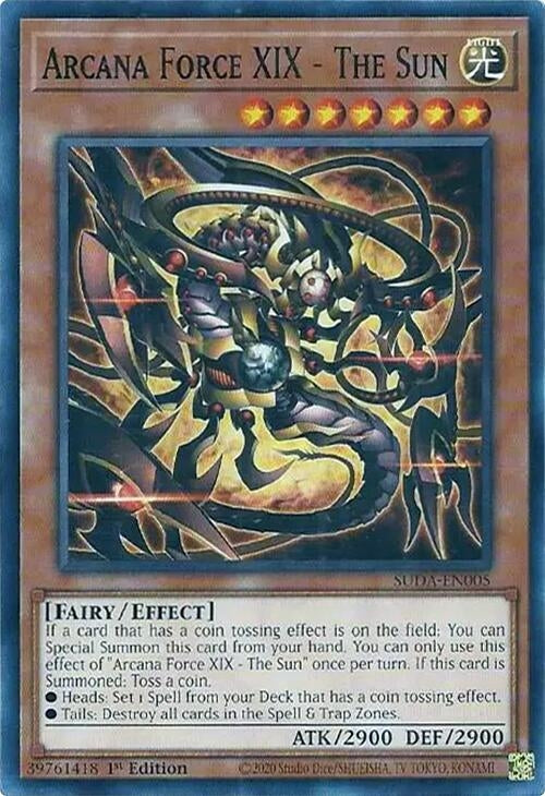 Arcana Force XIX - The Sun (SUDA-EN005)  Common