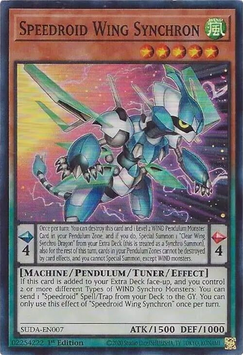 Speedroid Wing Synchron (SUDA-EN007)  Super Rare