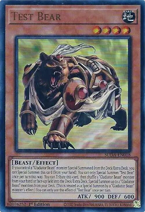 Test Bear (SUDA-EN018)  Ultra Rare