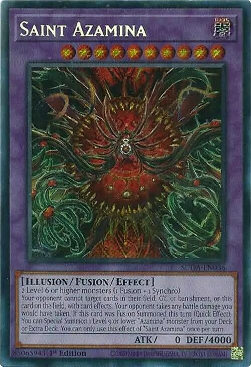 Saint Azamina (SUDA-EN036)  Secret Rare